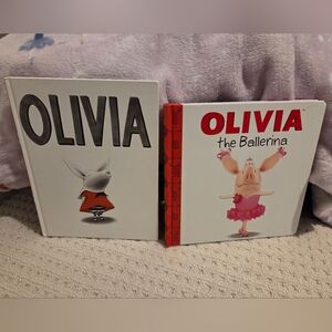 Bundle - 2 X Olivia the Ballerina Hardcover Children's Book